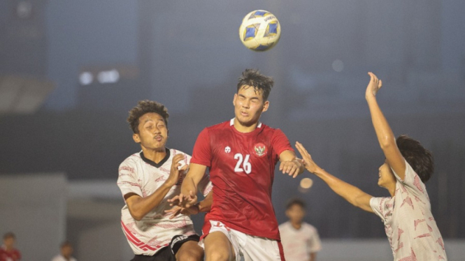 Tim U-19 Indonesia bermain imbang 0-0 melawan Persija Jakarta