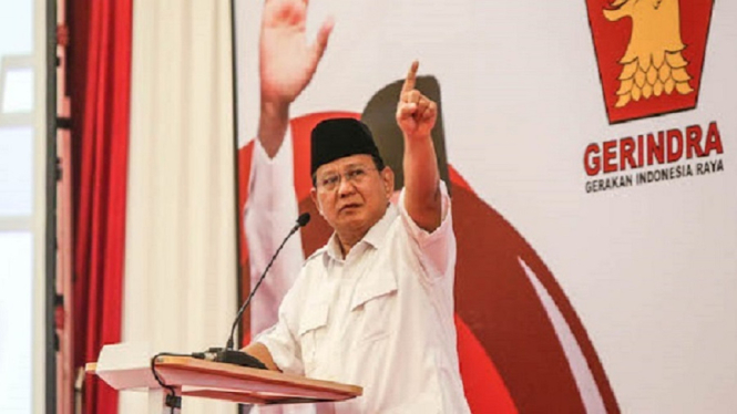 Prabowo Subianto Capres 2024 dari partai Politik Gerindra