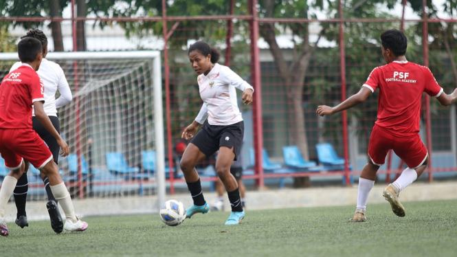 Garuda Pertiwi kalah 0-6 dari PSF Academy U-16 di laga ujicoba