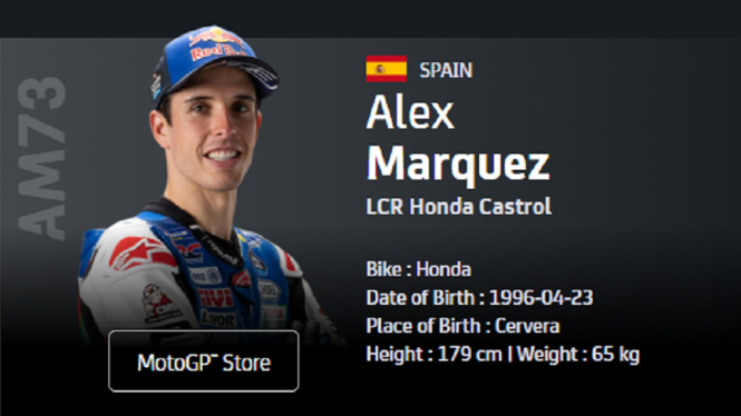 Alex Marques pembalap MotoGP dari Tim LCR Honda pindah ke Gresini Racing
