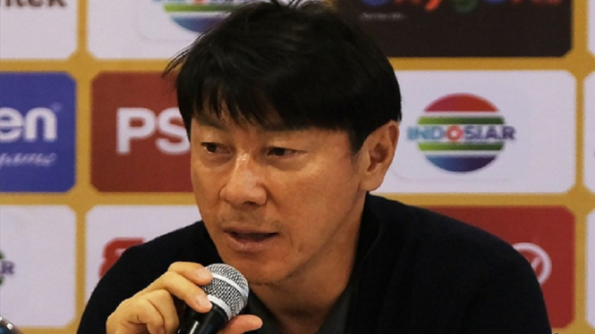 Shin Tae-yong press konverensi lawan Vietnam