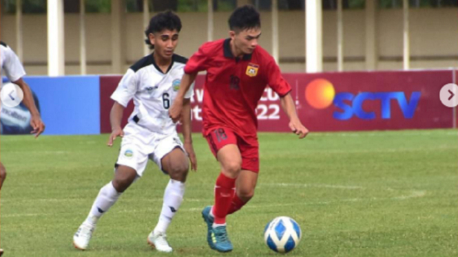 Laos vs Timor Leste 2-0 di Piala AFF U-19 2022