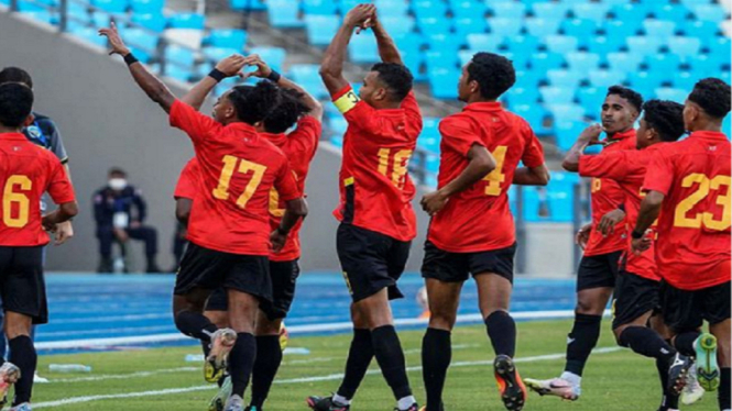 Timor Leste vs Singapura 1-0 di Laga Kedua Grup B Piala AFF U-19 2019