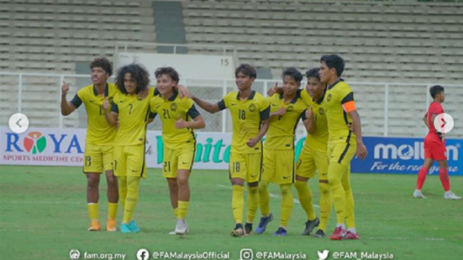 Timnas Malaysia U-19 runner up Grup B Piala AFF U-19 2022