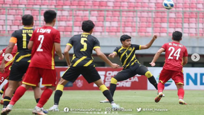 Malaysia U-19 vs Vietnam U-19 3-0 lolos ke final Piala AFF U-19 2022 di Indonesia