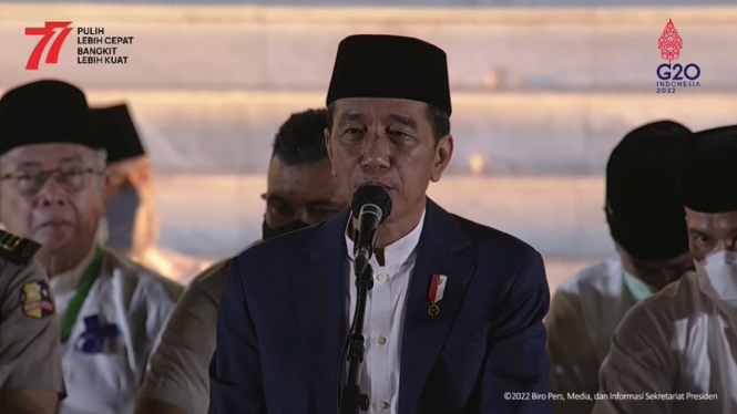Presiden Jokowi Ungkap Pemerintah Masih Kuat Memberikan Subsidi Kepada Rakyat (Foto Tangkap Layar)