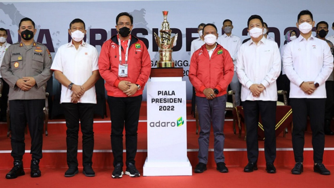 Menpora Zainudin Amali secara resmi membuka Kejuaraan Bulutangkis Piala Presiden Pertama 2022