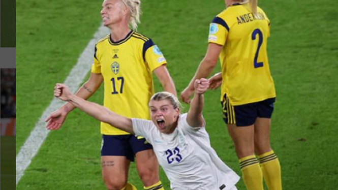 Timnas Wanita Inggris vs Swedia 4-0 ke Final Euro 2022
