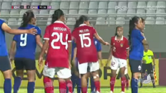 Timnas U-18 Wanita Indonesia kalahkan Kamboja 1-0 gol Sheva Imut
