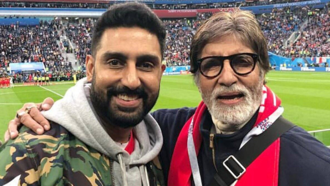 Amitabh Bachchan dan Abhishek Bachchan