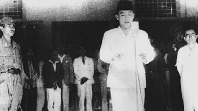 Inilah Pidato Presiden Soekarno saat Proklamasi Kemerdekaan yang Penuh Haru (Foto SEJARAH)