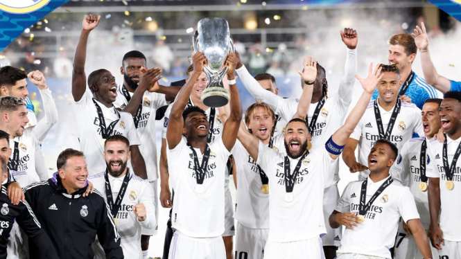 Real Madrid juara Piala Super Eropa kelima kalinya