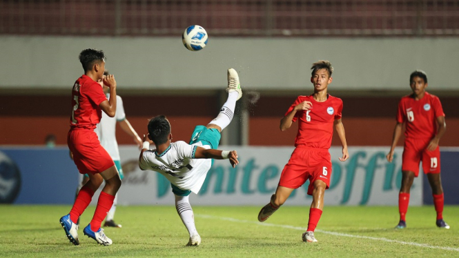 Timnas U-16 Indonesia bantai Singapura 9-0 di Piala AFF 2022