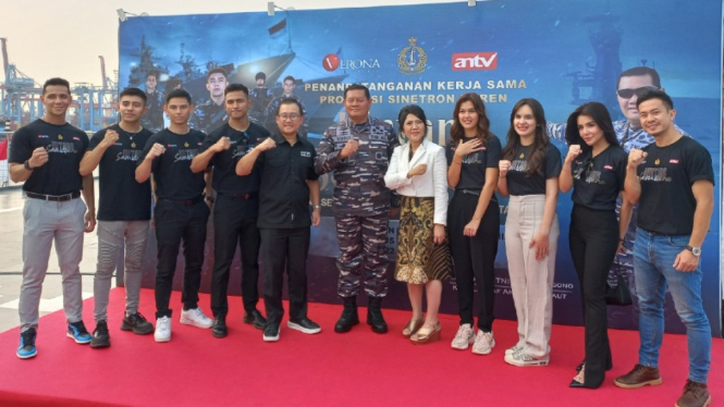 Penandatanganan Kerja Sama TNI AL dan Sinetron Bintang Samudera