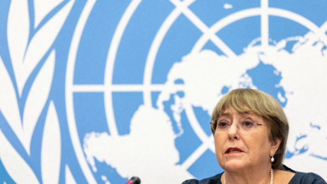 Komisaris Tinggi PBB untuk Hak Asasi Manusia Michelle Bachelet .