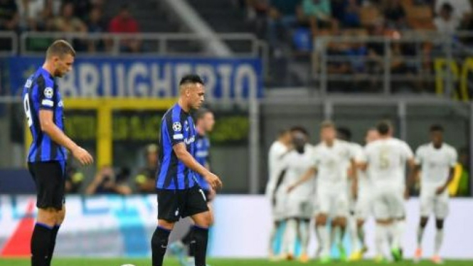 Inter Milan kalah di laga perdana Liga Champions.