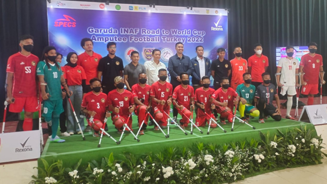 Pelepasan Timnas Sepakbola Amputasi Indonesia