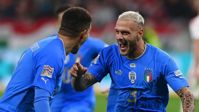 Timnas Italia masuk semifinal UEFA Nations League