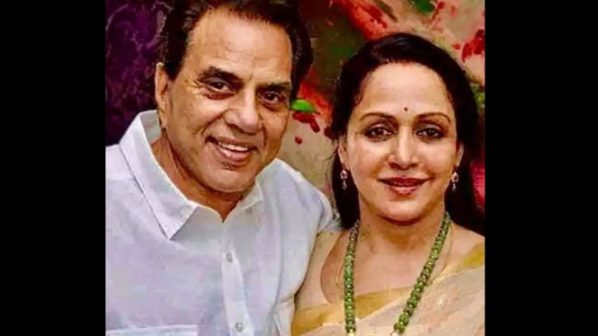 Hema Malini dan Dharmendra