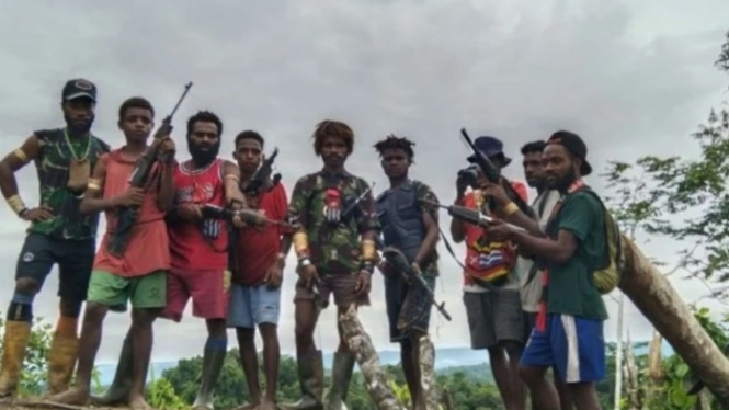 TPNPB-OPM yang membantai pekerja jalan Trans-Papua Barat.