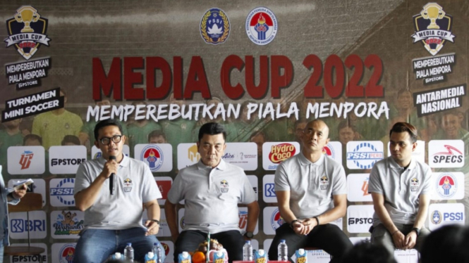 Sesi Jumpa Pers turnamen Media Cup 2022 antar Media Nasional