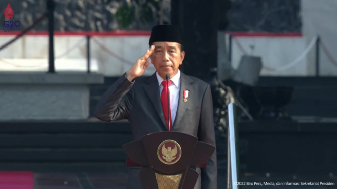 Presiden Jokowi Pimpin Upacara Peringatan Hari Kesaktian Pancasila