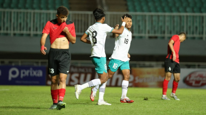 Timnas Indonesia U-17 kalahkan Palestina 2-0