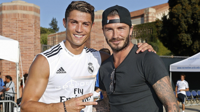 Blak-blakan, David Beckham Ingin Boyong Cristiano Ronaldo ke Amerika