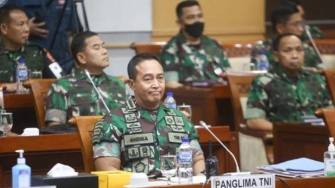 Panglima TNI Jenderal Andika Perkasa .