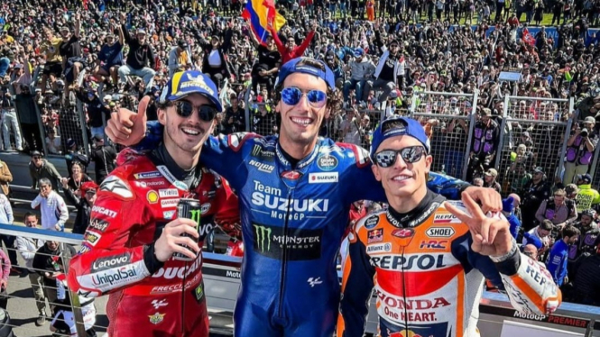 Moto GP Australia, Rins Juara, Bagnaia Puncak Klasemen