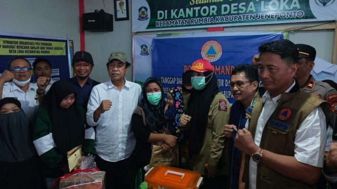BNPB berikan bantuan untuk warga Jeneponto, Sulawesi Selatan.