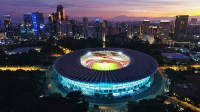 Penampakan Stadion Utama Gelora Bung Karno