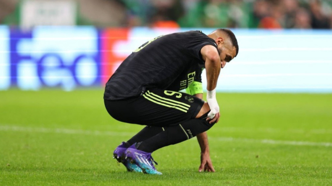 Karim Benzema Dipastikan Absen Pada Laga Real Madrid vs RB Leipzig