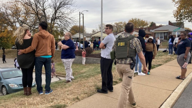 Lokasi penembakan di SMA St. Louis, Missouri Amerika Serikat.