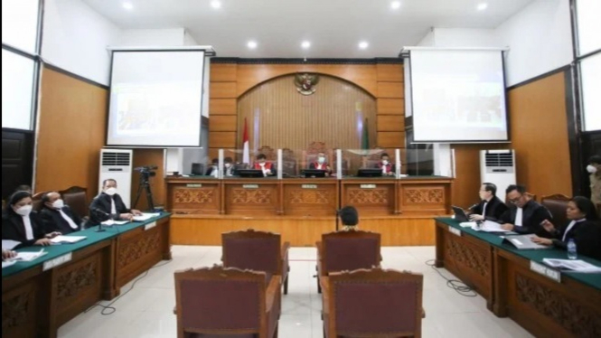 Sidang Ferdy Sambo di Pengadilan Negeri Jakarta Selatan.
