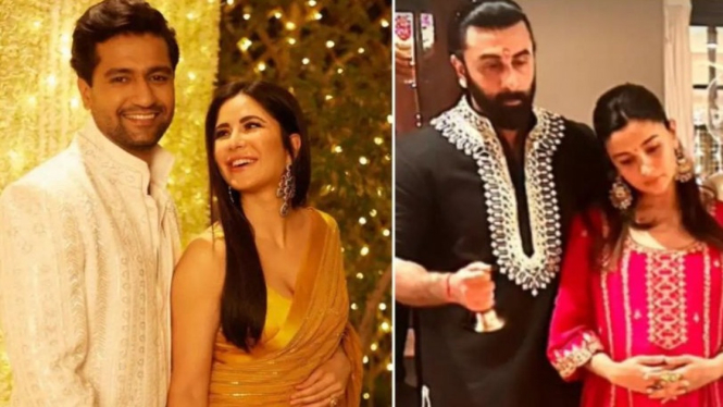 Pasangan Bintang Bollywood Rayakan Diwali
