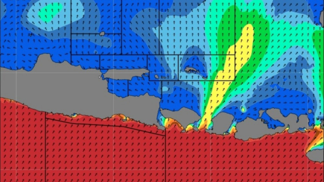 WARNING! BMKG:  Waspada Gelombang Tinggi di Perairan Jatim