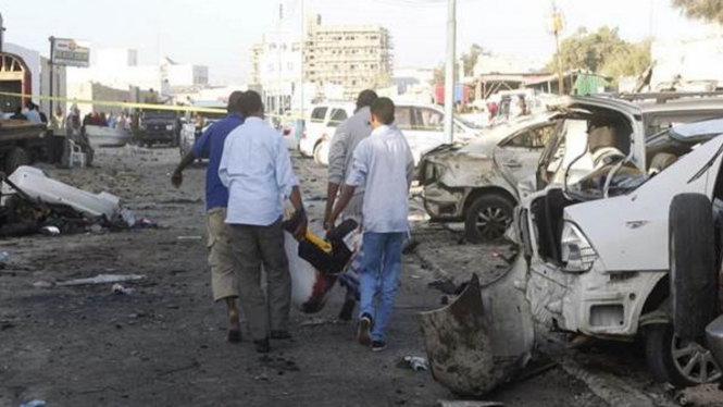 Somalia Diguncang Ledakan Bom Mobil, Sedikitnya 100 Orang Tewas