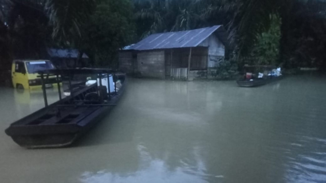 Banjir di Aceh Timur.