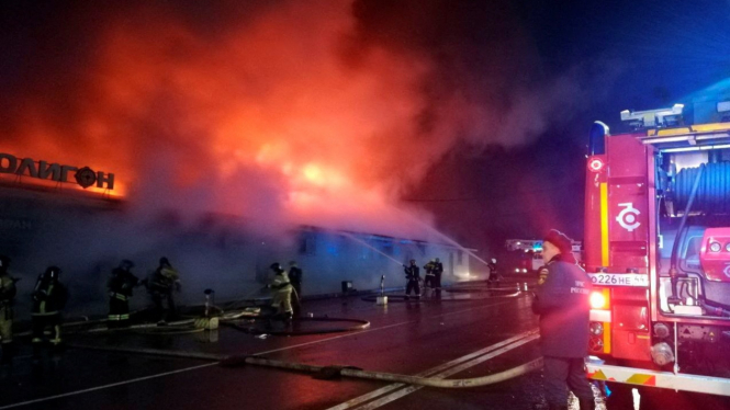 Tempat Hiburan Malam di Rusia Terbakar, 13 Orang Tewas