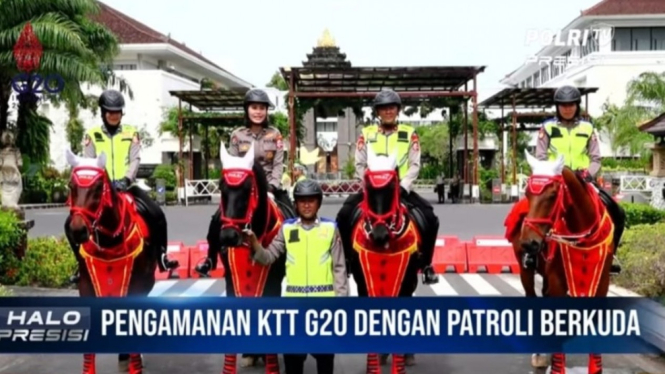 Polri terjunkan pasukan berkuda amankan KTT G20.