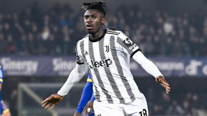Moise Kean cetak gol kemenangan Juventus vs Verona 1-0