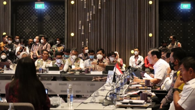 BNPB rapat koordinasi mendukung gelaran KTT G20 Bali.