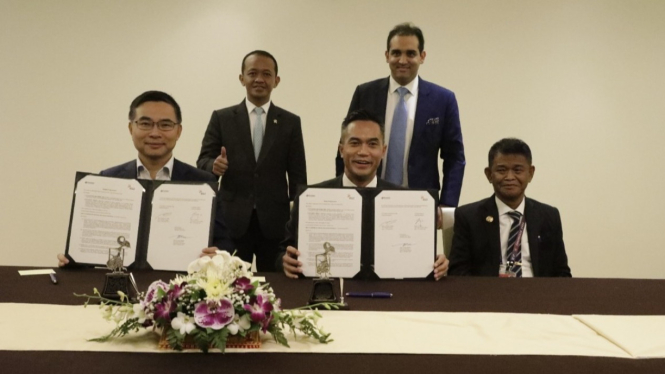 PT Bakrie & Brothers Tbk dan Envision Group tandatangan HoA