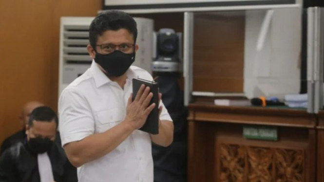 Terdakwa Ferdy Sambo di Pengadilan Negeri Jakarta Selatan.