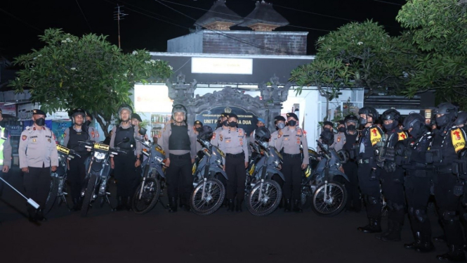 Patroli keamanan KTT G20 di Bali.