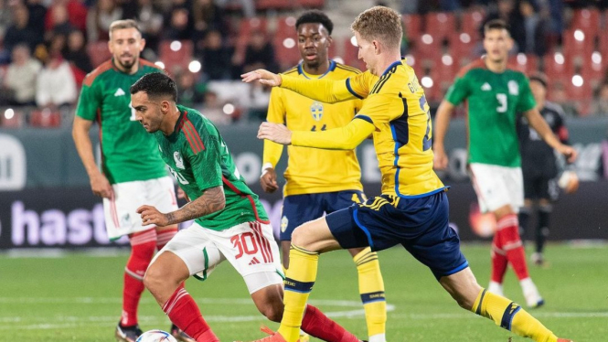 Timnas Meksiko kalah dari Swedia dalam laga uji coba