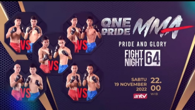 One Pride FN 64 di ANTV, Sabtu Malam 19 November 2022