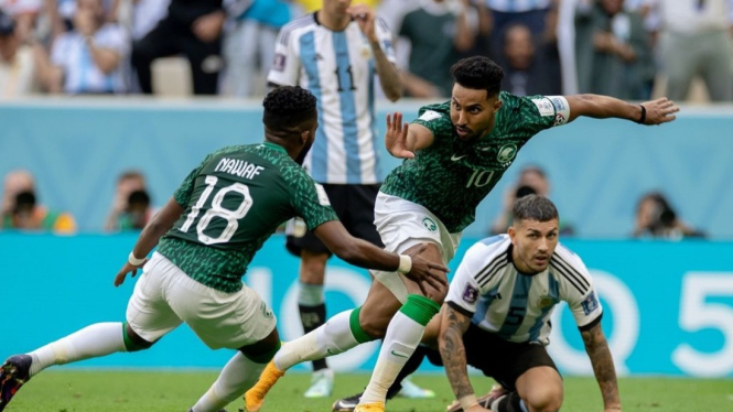 Timnas Arab Saudi Lebih perkasa ketimbang Argentina