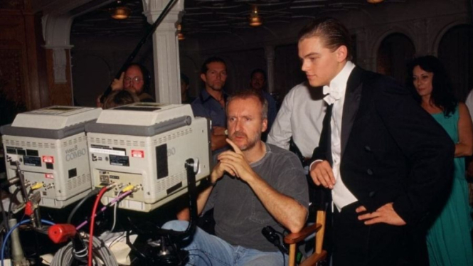 James Cameron dan Leonardo DiCaprio